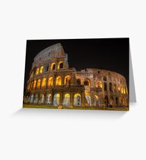 Coliseum in Rome Greeting Card
