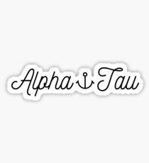Alpha Tau Monoline Sticker
