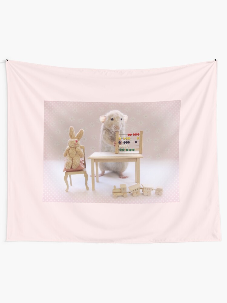 Alternate view of Poppy learning to count! Tapestry