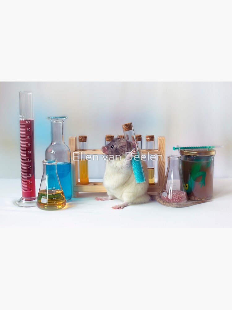 Snoozy working at the lab (2) by Ellen