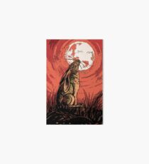 Moon Gazer Hare, Artwork Art Board