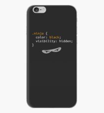 CSS Ninja - Software development humour/humor (webdev/coding) iPhone Case