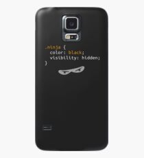 CSS Ninja - Software development humour/humor (webdev/coding) Case/Skin for Samsung Galaxy