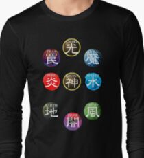 YuGiOh Attributes Long Sleeve T-Shirt