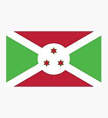 Burundi Flag Photographic Print