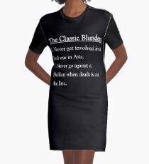 The Classic Blunders Graphic T-Shirt Dress