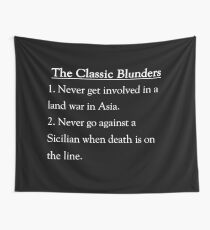 The Classic Blunders Wall Tapestry