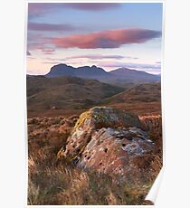 Assynt Sunset Poster