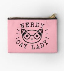 Nerdy Cat Lady Zipper Pouch