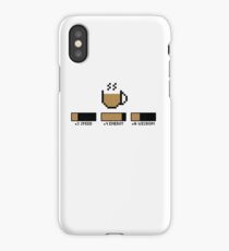 Coffee stats iPhone Case