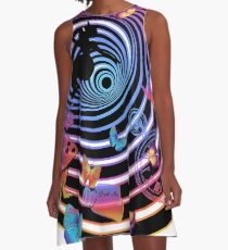 Down The Rabbit Hole A-Line Dress