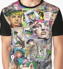 JJBA - Rohan Kishibe - Collage Graphic T-Shirt