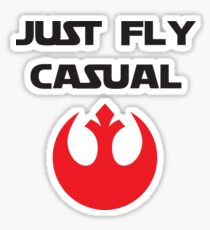 Just, Fly Casual Sticker