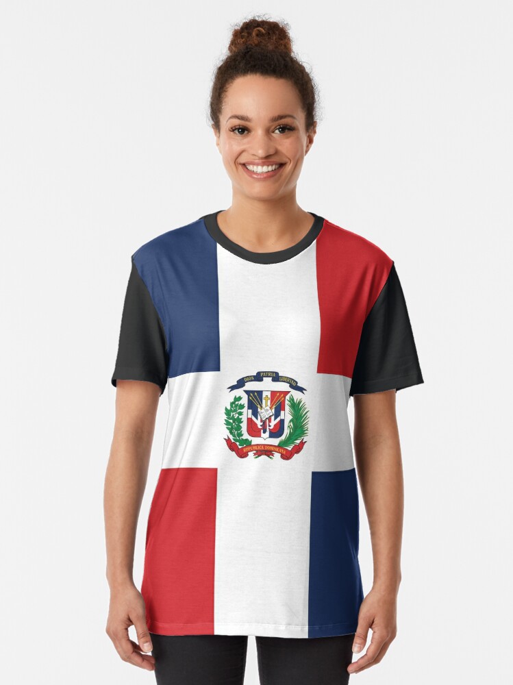 Dominican Republic Flag T Shirt By Shirtsonshirts Redbubble