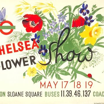 "Chelsea Flower Show English Ad" Art Print for Sale by BronteDetenbeck