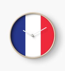 French Flag Clock