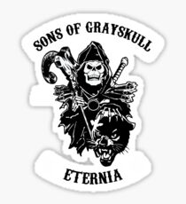 SONS OF GRAYSKULL!! (BLACK) Sticker
