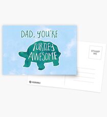 TURTLEy awesome dad! Postcards