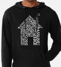 House Music Genres Lightweight Hoodie