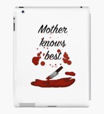 Mother Knows Best iPad Case/Skin