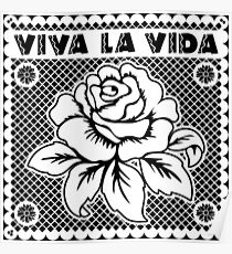 Viva La Vida (White Graphic) Poster
