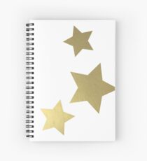 Gold Stars Spiral Notebook