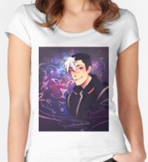 Space Daddy Tailliertes Rundhals-Shirt