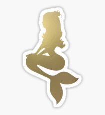 Golden Mermaid Sticker
