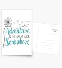 I want Adventure Postcards