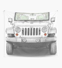 Jeep Wrangler Sport Wall Tapestry