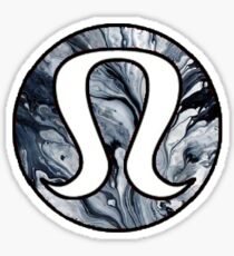 Lululemon gray marble Sticker