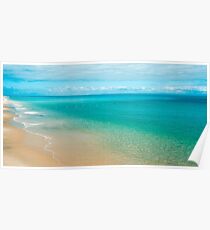 View from Tangalooma Island beach. Poster