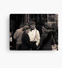 Latest News After The Air Raid Canvas Print