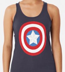 The Captain Shield Racerback Tank Top