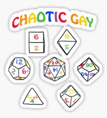 CHAOTIC GAY Sticker