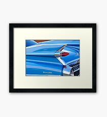1959 Cadillac Sedan de Ville Taillight Emblem -0132c Framed Print
