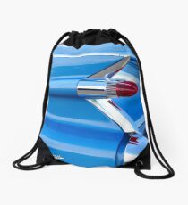 1959 Cadillac Sedan de Ville Taillight Emblem -0132c Drawstring Bag