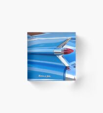 1959 Cadillac Sedan de Ville Taillight Emblem -0132c Acrylic Block