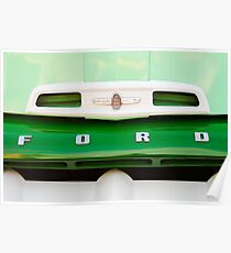1952 Ford F-6 Pickup Truck Grille Emblem-1488c Poster