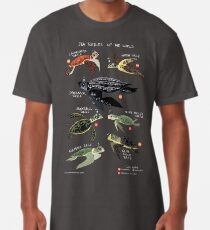 Camiseta larga Tortugas marinas del mundo