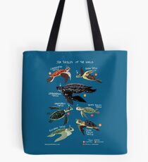 Sea Turtles of the World Tote Bag