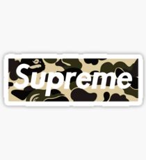 sup camo Sticker