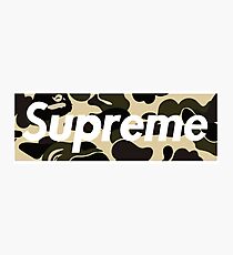 sup camo Photographic Print