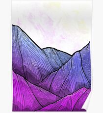 Early Morning Mountains Poster