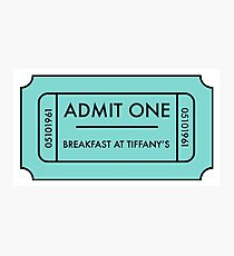 Breakfast at Tiffany's Photographic Print