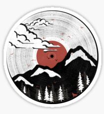 Vinyl disc Sticker