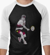 Tennis Agassi Men's Baseball Âľ T-Shirt