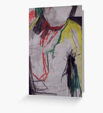 abstract figure Greeting Card