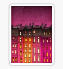 Urban skies Sticker