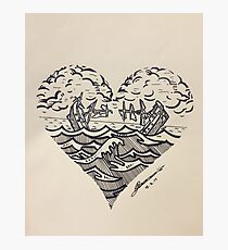 2 ships Photographic Print